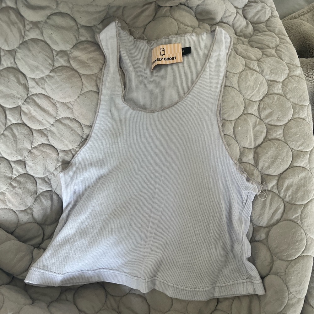 Lonely Ghost Tank Crop Top